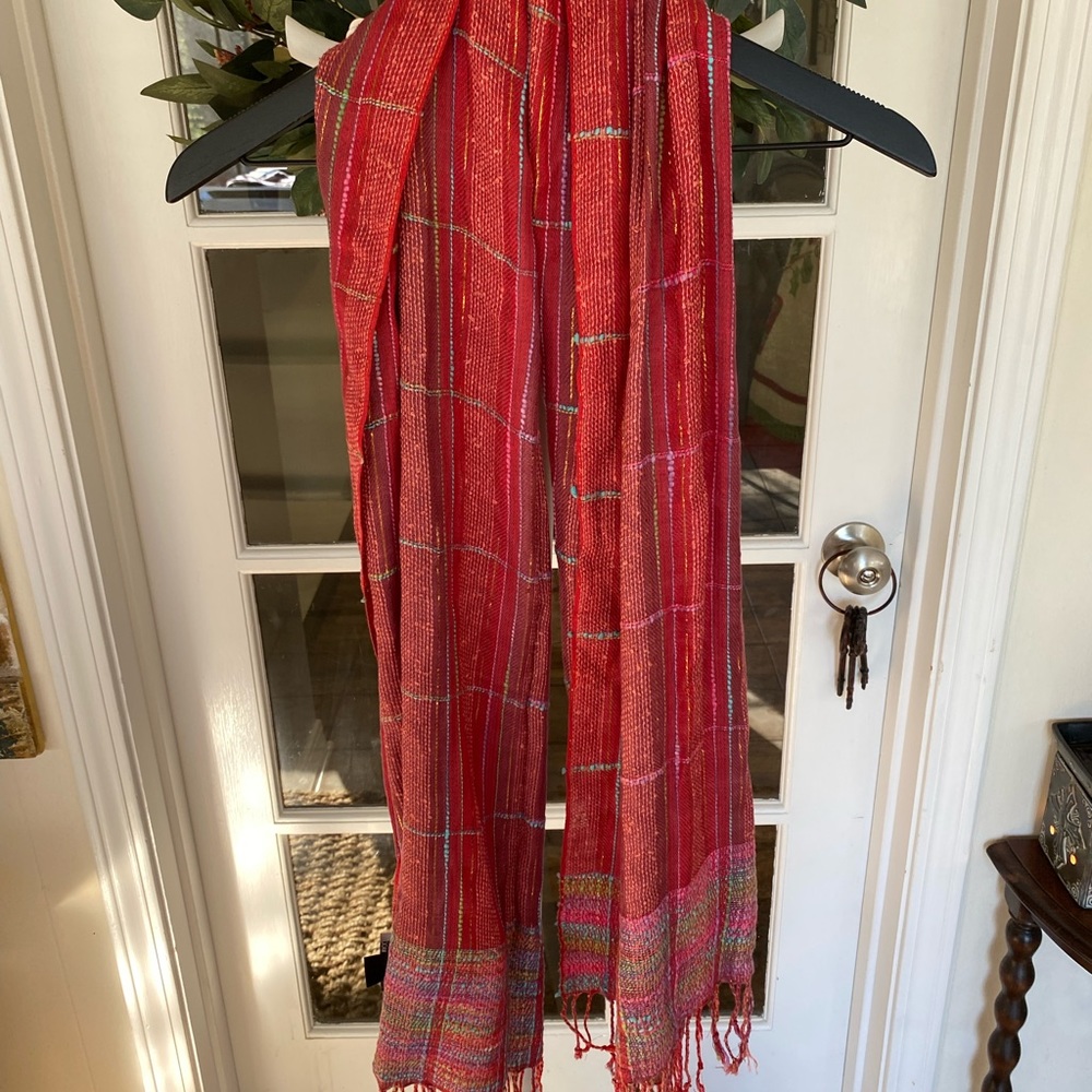 Steve Madden Light Weight Fringe Scarf OS